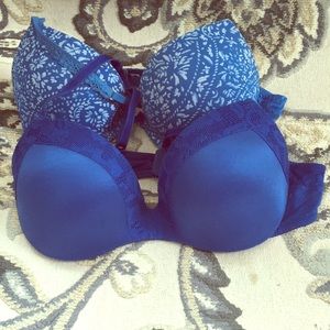 Aerie and Gilly Hicks bras in 34C